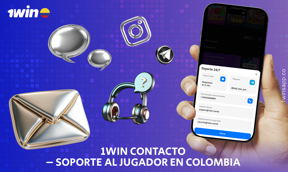 El equipo de soporte de 1win en Colombia está disponible las 24 horas del día, brindando asistencia rápida y confiable a todos los usuarios